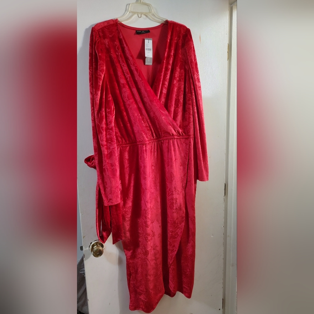 Red Velvet Dress New with Tags Plus Size 22/24